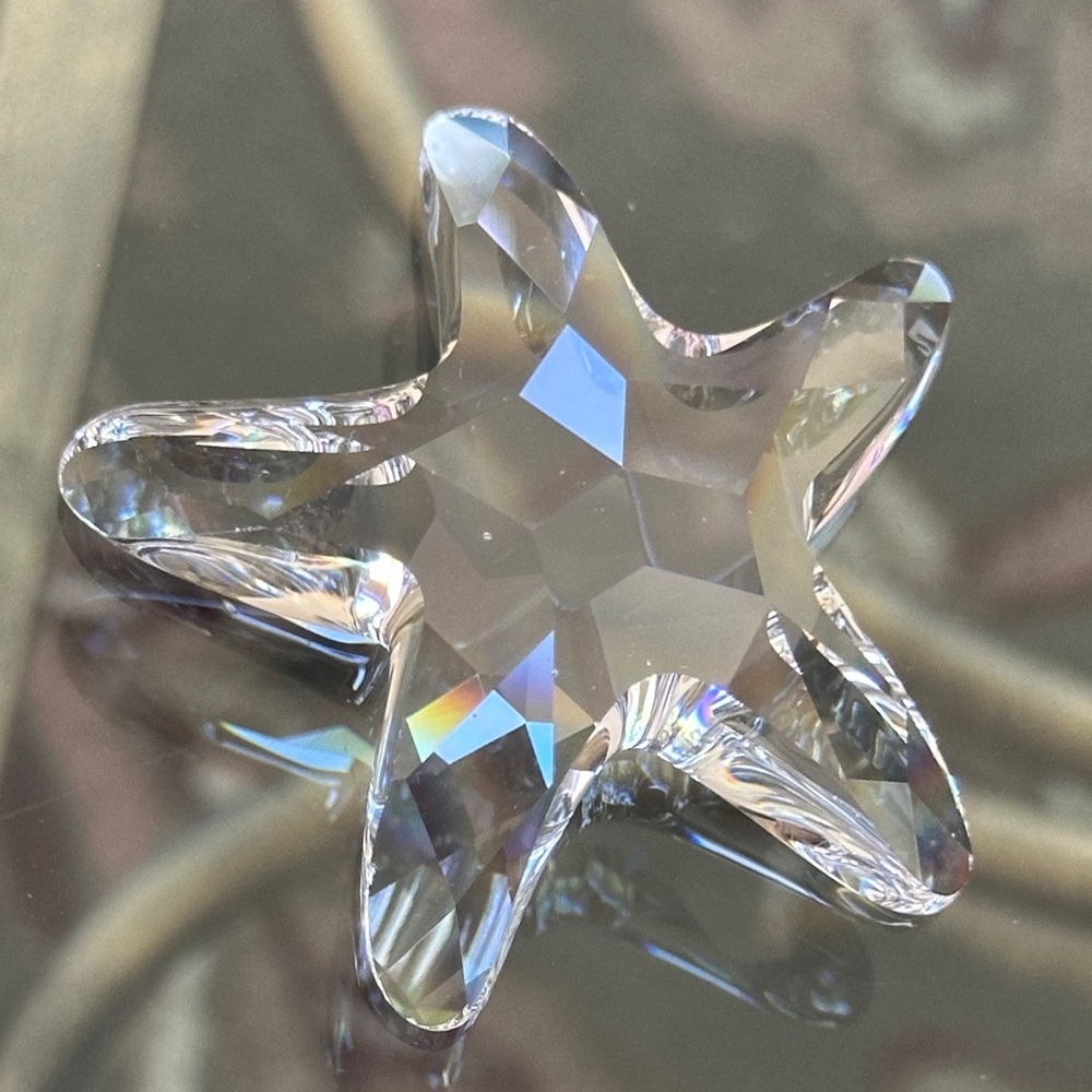 Swarovski Clear Faceted Starfish Crystal Accent